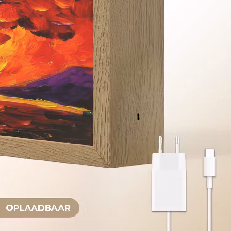 Lightbox - Wandlamp - Boom - Kunst - Natuur - Zonsondergang — 7
