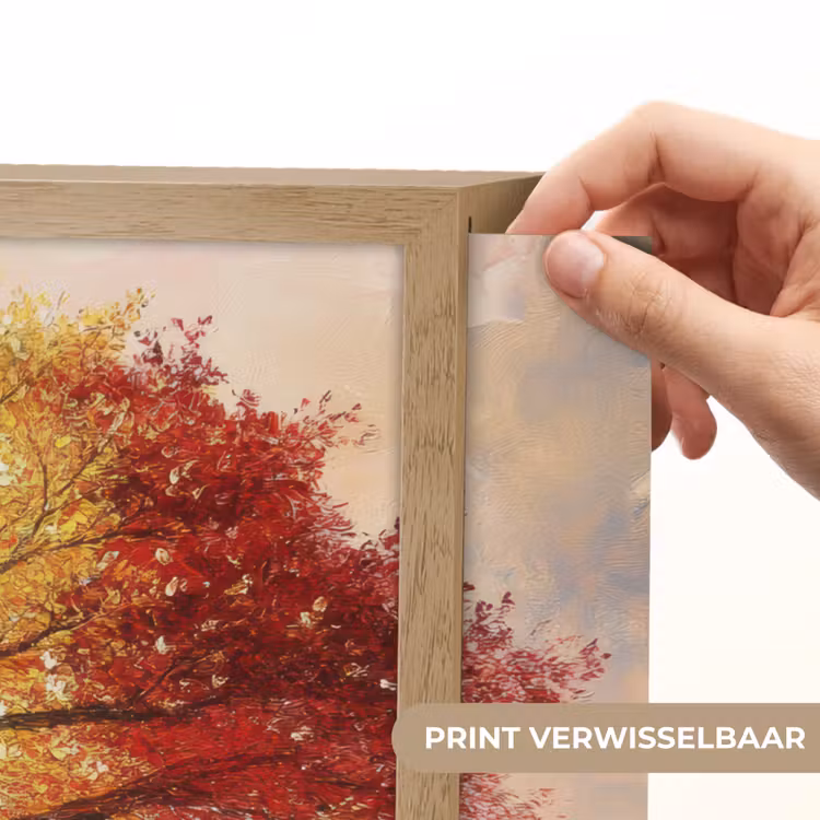 Lightbox - Wandlamp - Boom - Kunst - Seizoenen - Herfst — 5