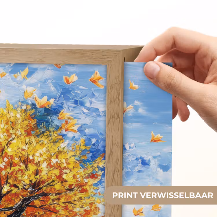 Lightbox - Wandlamp - Boom - Kunst - Seizoenen - Lente - Herfst — 5