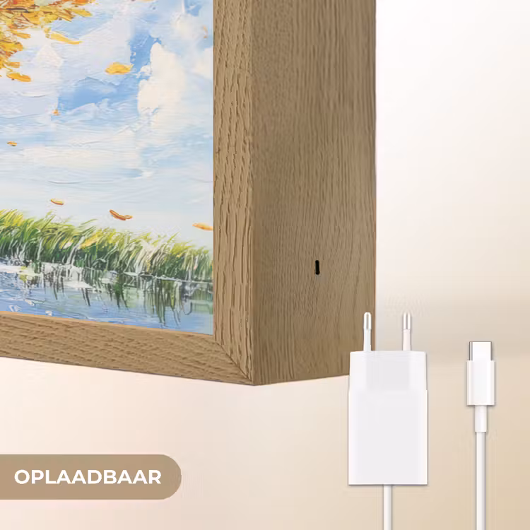 Lightbox - Wandlamp - Boom - Kunst - Seizoenen - Lente - Herfst — 7