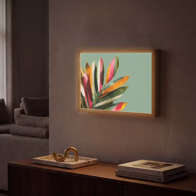 Lightbox - Wandlamp - Bladeren - Tak - Kleurrijk — 2