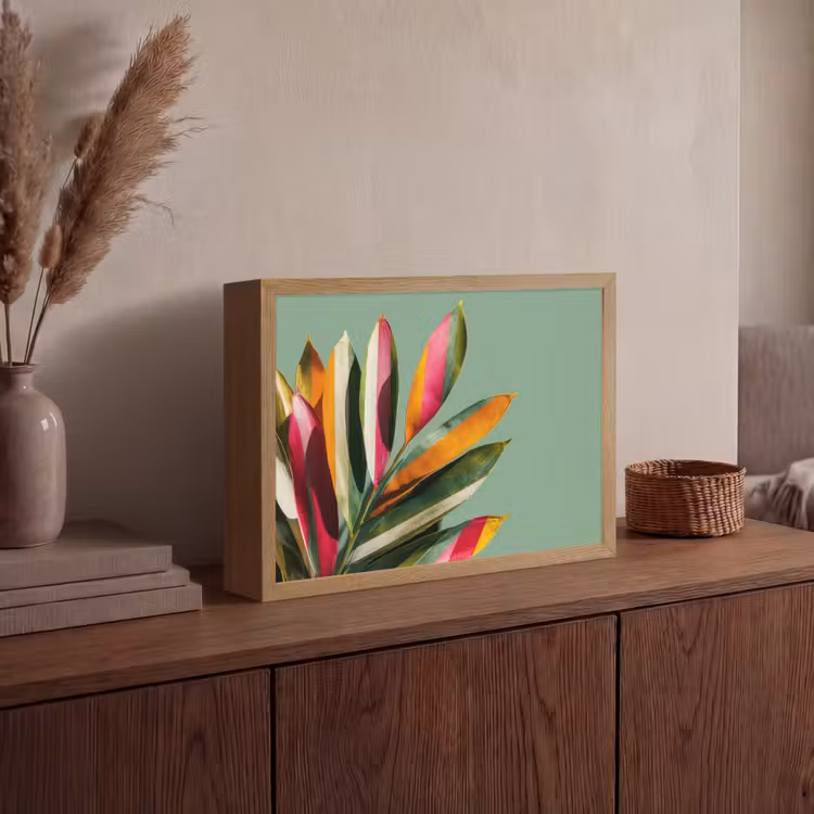 Lightbox - Wandlamp - Bladeren - Tak - Kleurrijk — 4