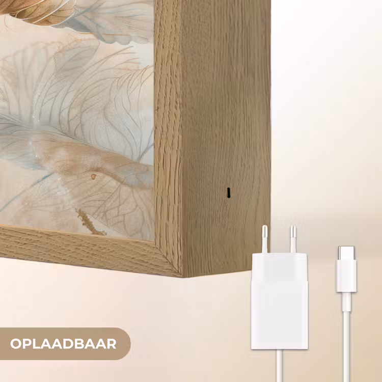 Lightbox - Wandlamp - Bloemen - Beige - Modern - Illustratie — 7