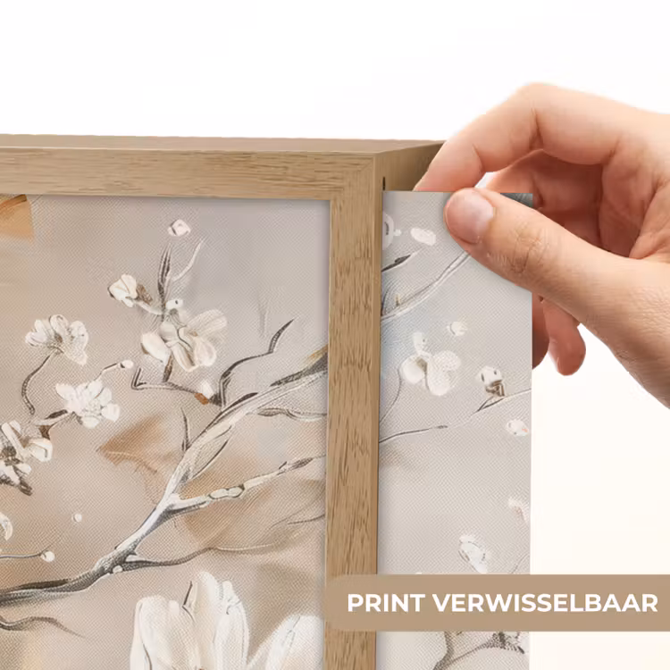 Lightbox - Wandlamp - Bloemen - Natuur - Wit - Bloesem - Abstract — 5