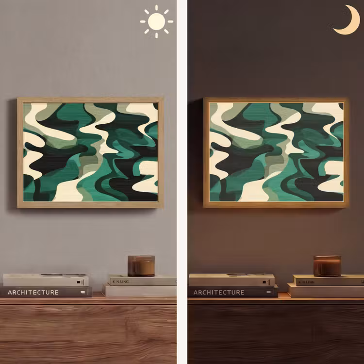 Lightbox - Wandlamp - Abstract - Camouflage - Groen — 6