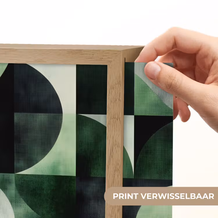 Lightbox - Wandlamp - Abstract - Groen - Vormen — 5