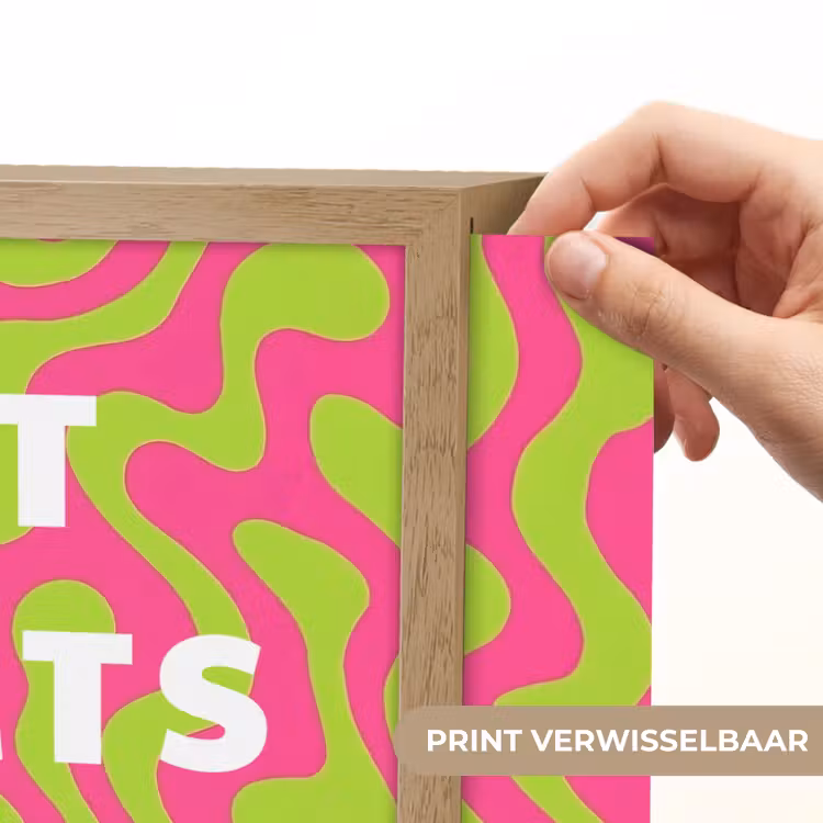 Lightbox - Wandlamp - Abstract - Quote - Centraal - Roze — 5