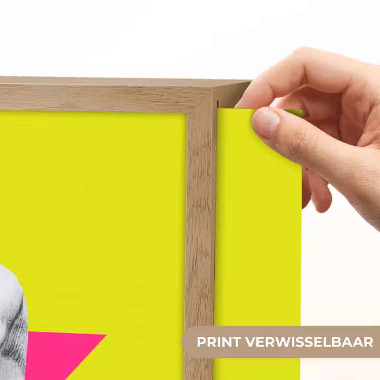 Lightbox - Wandlamp - Beeld - Man - Bliksemschicht - Geel — 5
