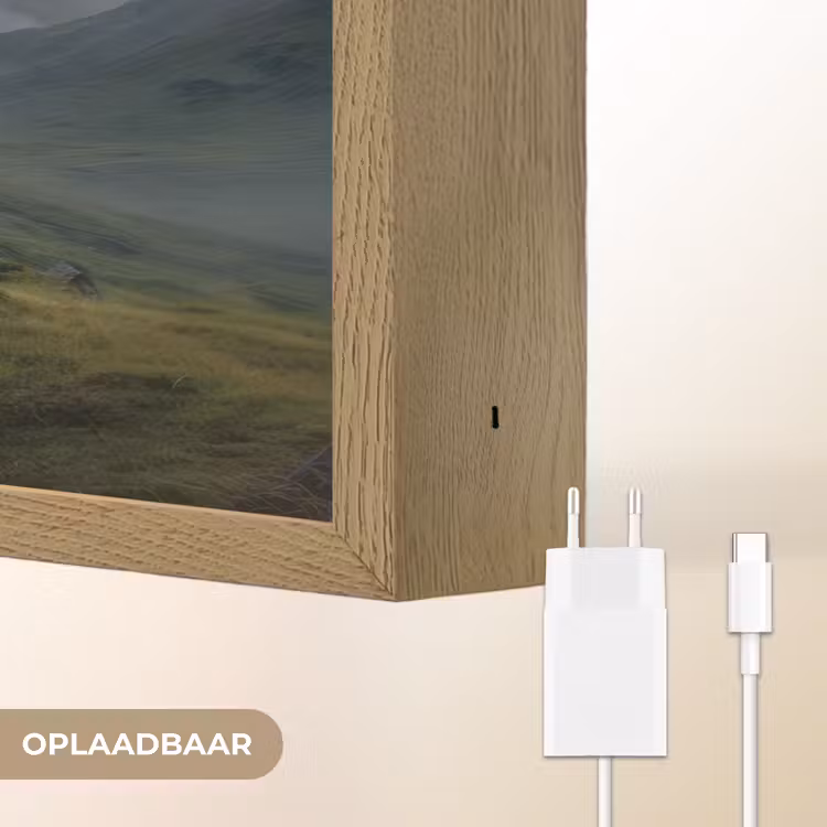 Lightbox - Wandlamp - Bergen - Kronkelpad - Groen - Wolken — 7