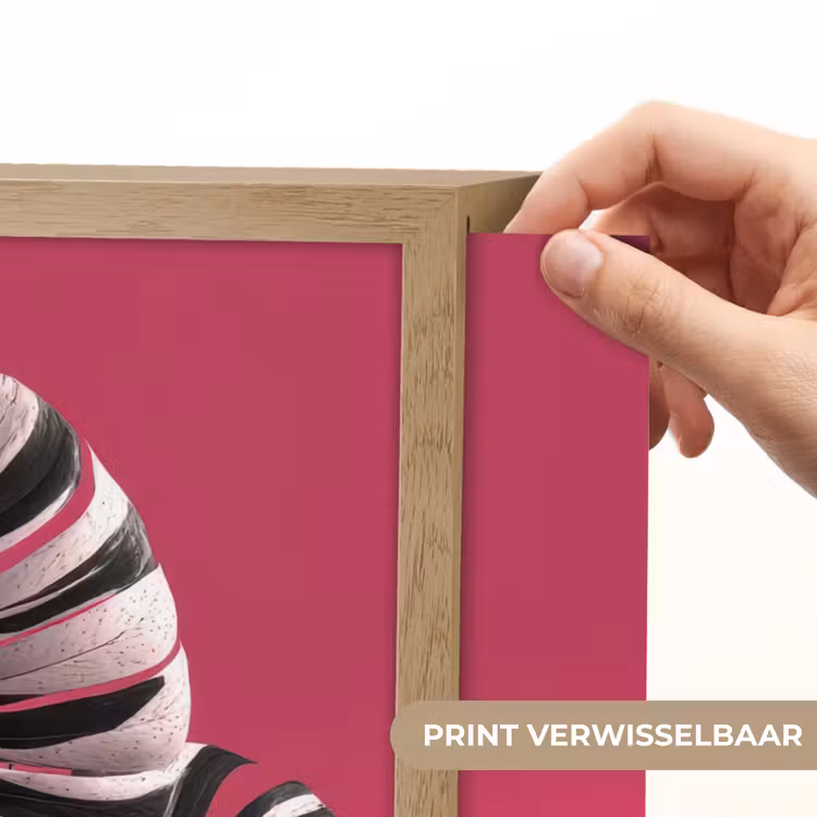 Lightbox - Wandlamp - Bladeren - Rond - Roze — 5