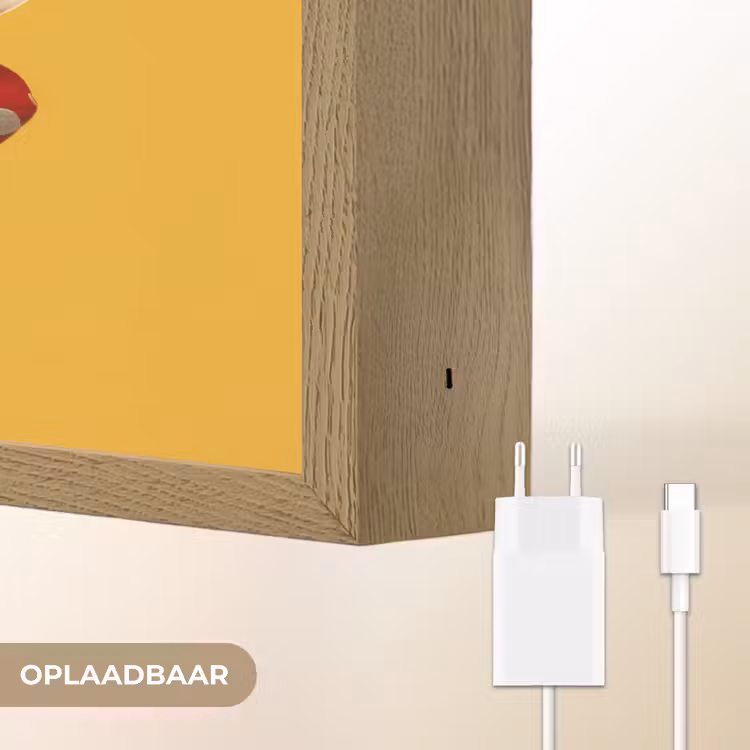 Lightbox - Wandlamp - Bloem - Rood - Stippen — 7