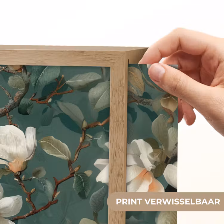 Lightbox - Wandlamp - Bloemen - Takken - Wit - Klassiek — 5