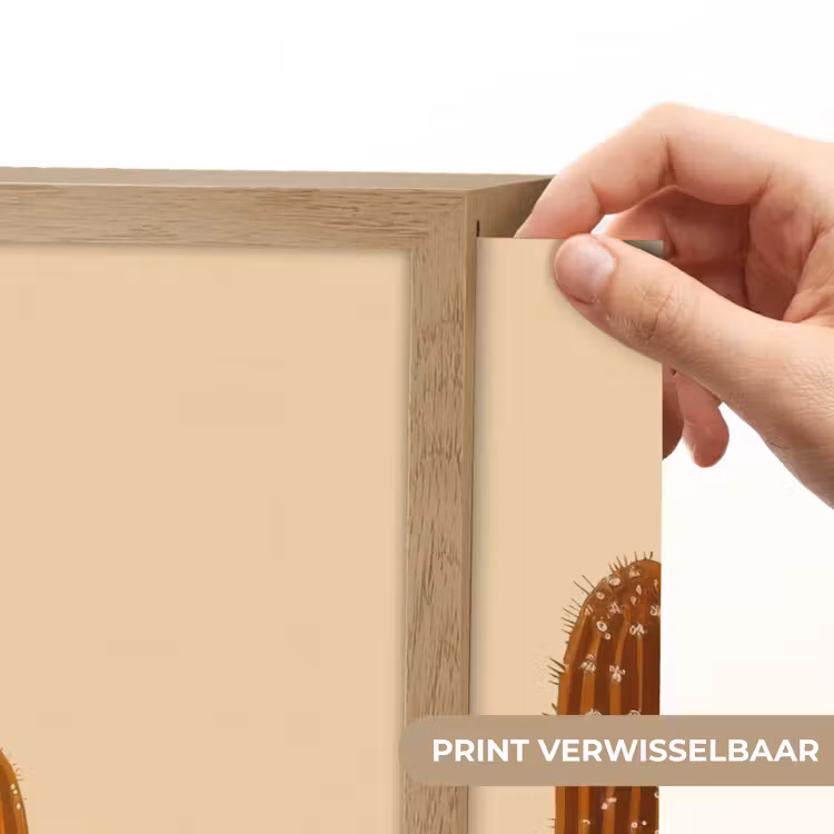 Lightbox - Wandlamp - Cactus - Woestijn - Zand - Bruin — 5
