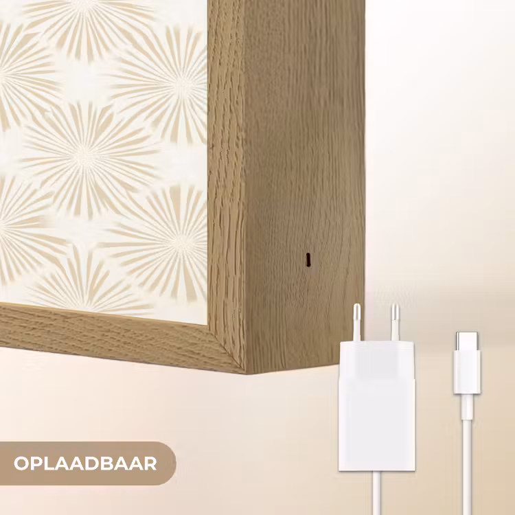 Lightbox - Wandlamp - Abstract - Motief - Beige — 7