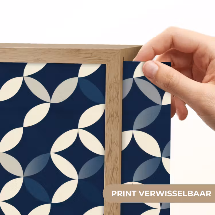 Lightbox - Wandlamp - Abstract - Patroon - Blauw — 5