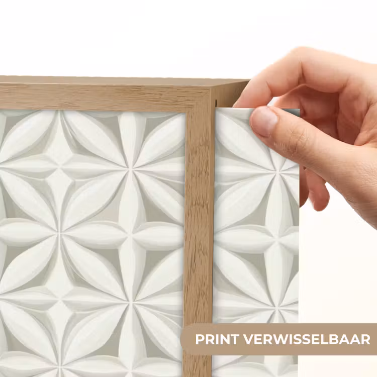 Lightbox - Wandlamp - Abstract - Structuur - Grijs - Wit — 5