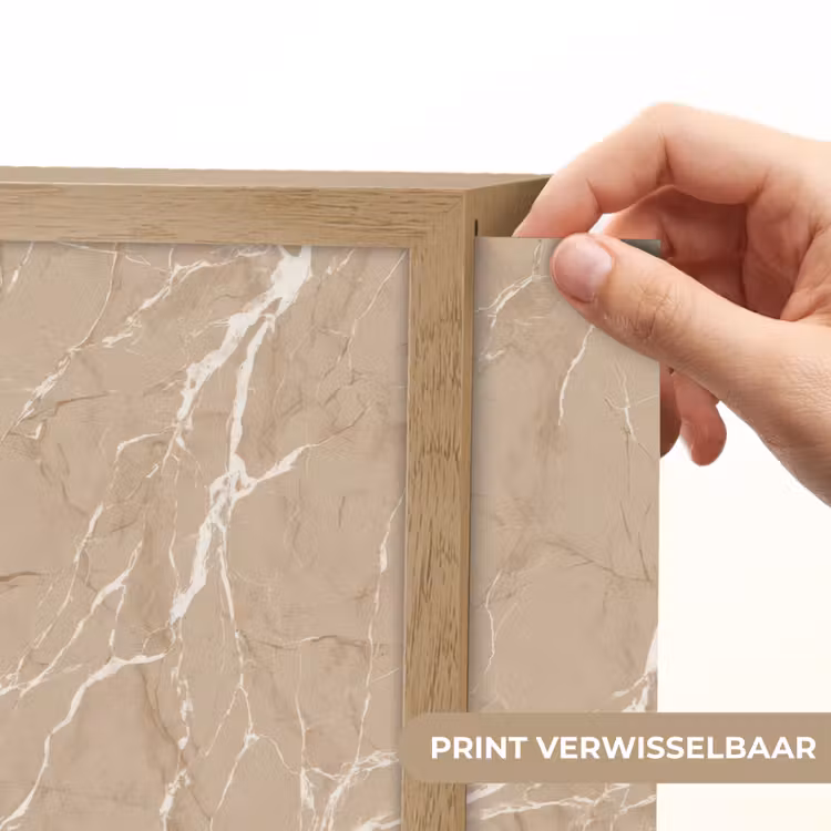 Lightbox - Wandlamp - Beige - Marmer - Organisch - Wit — 5