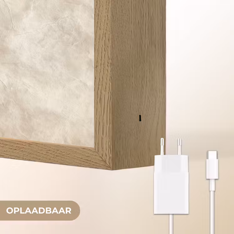 Lightbox - Wandlamp - Beige - Reliëfstructuur - Natuursteen — 7