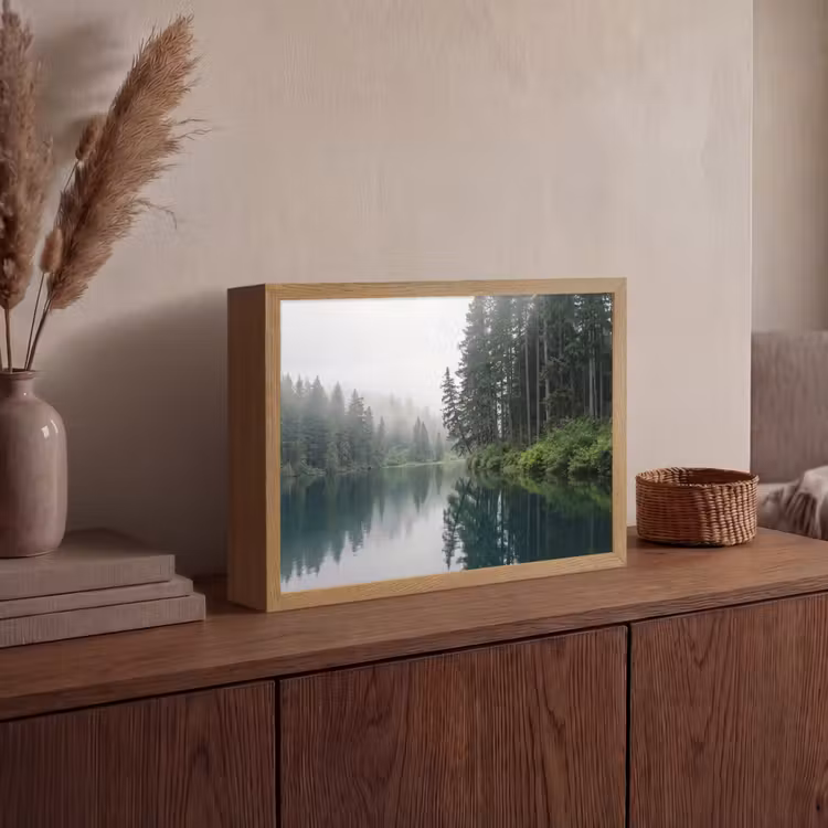 Lightbox - Wandlamp - Bergen - Meer - Bos — 4