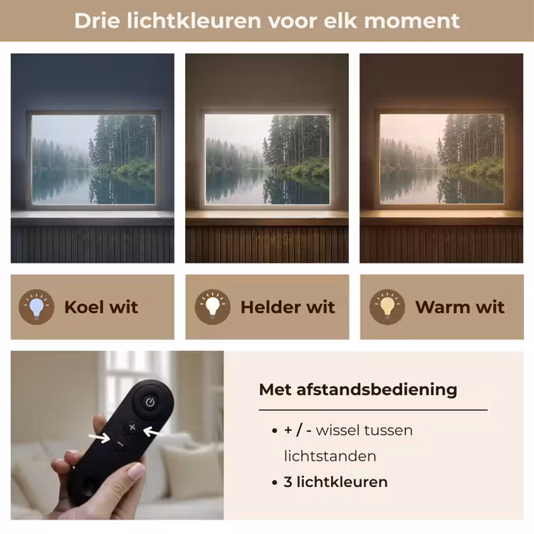 Lightbox - Wandlamp - Bergen - Meer - Bos — 8