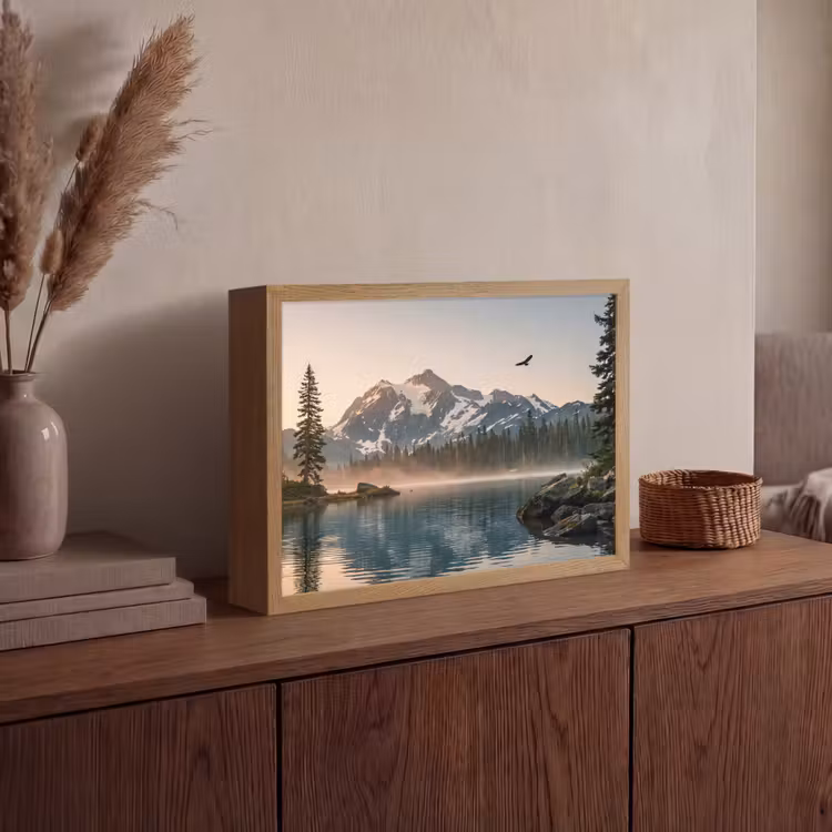Lightbox - Wandlamp - Bergen - Water - Bomen — 4