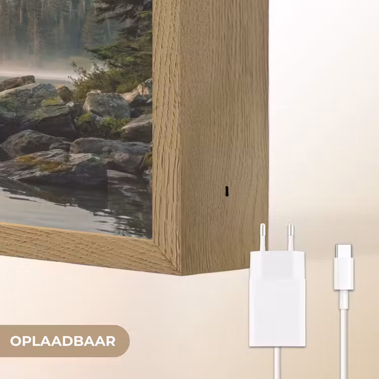 Lightbox - Wandlamp - Bergen - Water - Bomen — 7