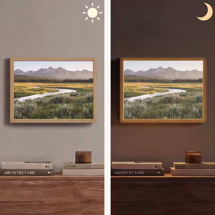 Lightbox - Wandlamp - Berglandschap - Rivier - Bos — 6