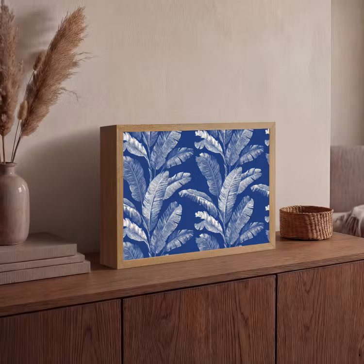 Lightbox - Wandlamp - Blad - Palm - Blauw — 4