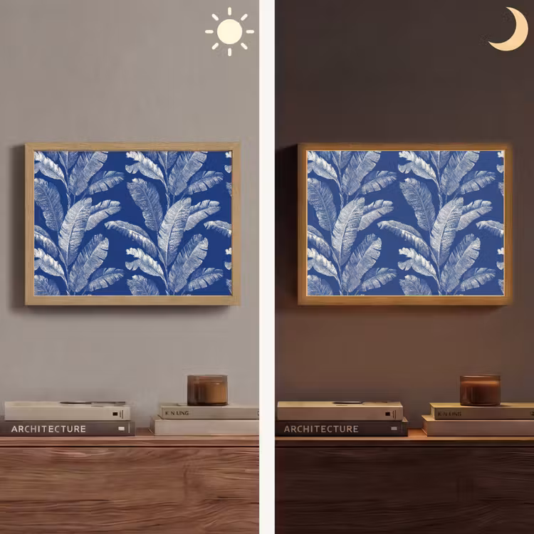 Lightbox - Wandlamp - Blad - Palm - Blauw — 6