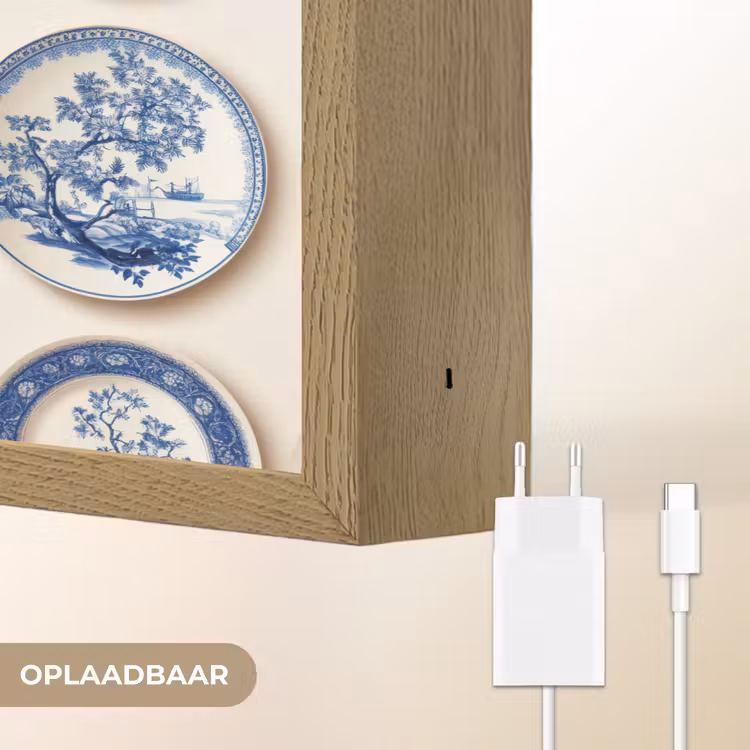 Lightbox - Wandlamp - Borden - Bomen - Planten - Blauw — 7