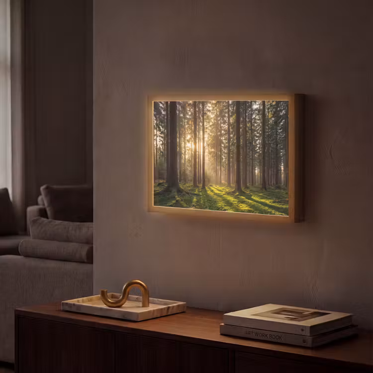 Lightbox - Wandlamp - Bos - Gras - Zonlicht — 2