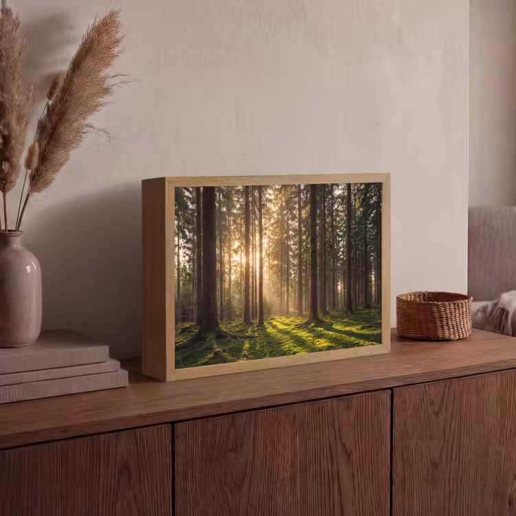 Lightbox - Wandlamp - Bos - Gras - Zonlicht — 4