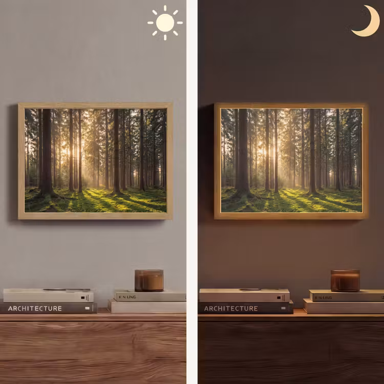 Lightbox - Wandlamp - Bos - Gras - Zonlicht — 6