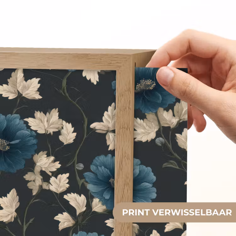 Lightbox - Wandlamp - Botanisch - Bloemen - Blauw — 5