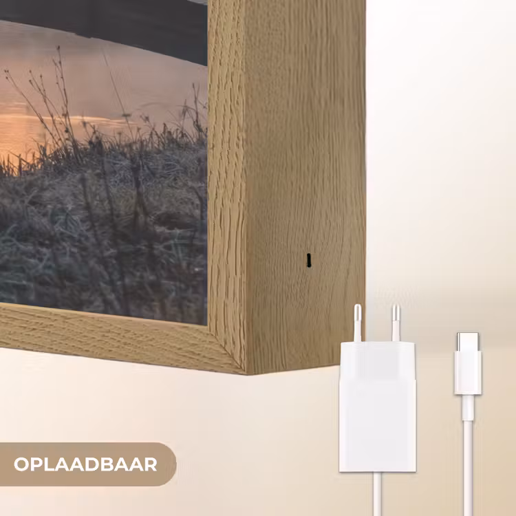 Lightbox - Wandlamp - Brug - Mist - Bomen - Water — 7