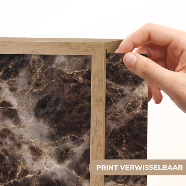 Lightbox - Wandlamp - Bruin - Goud - Marmer — 5