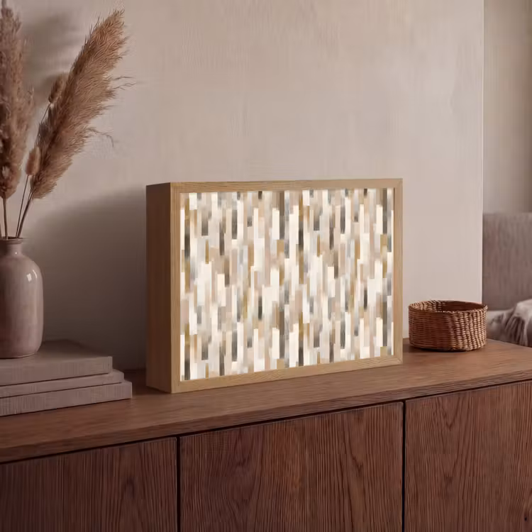 Lightbox - Wandlamp - Abstract - Patroon - Kwaststreken — 4