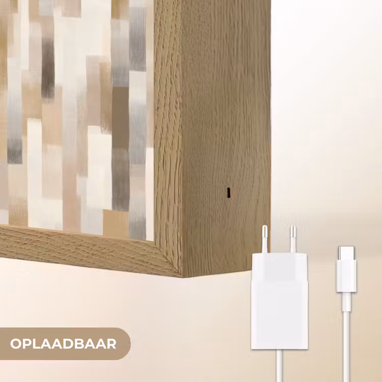 Lightbox - Wandlamp - Abstract - Patroon - Kwaststreken — 7