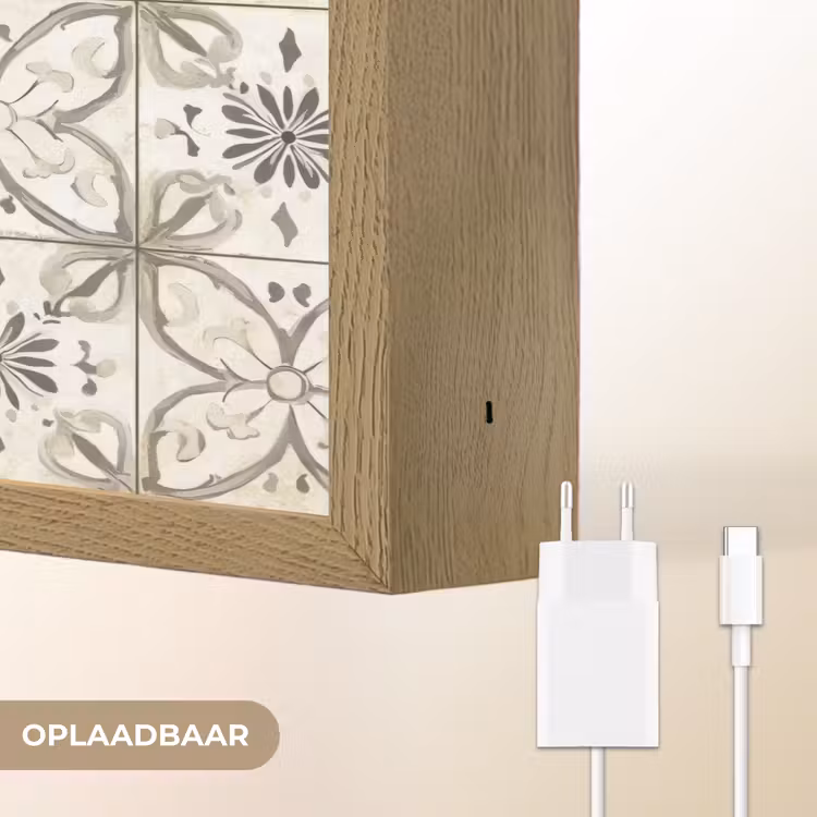 Lightbox - Wandlamp - Antiek - Tegel - Beige — 7