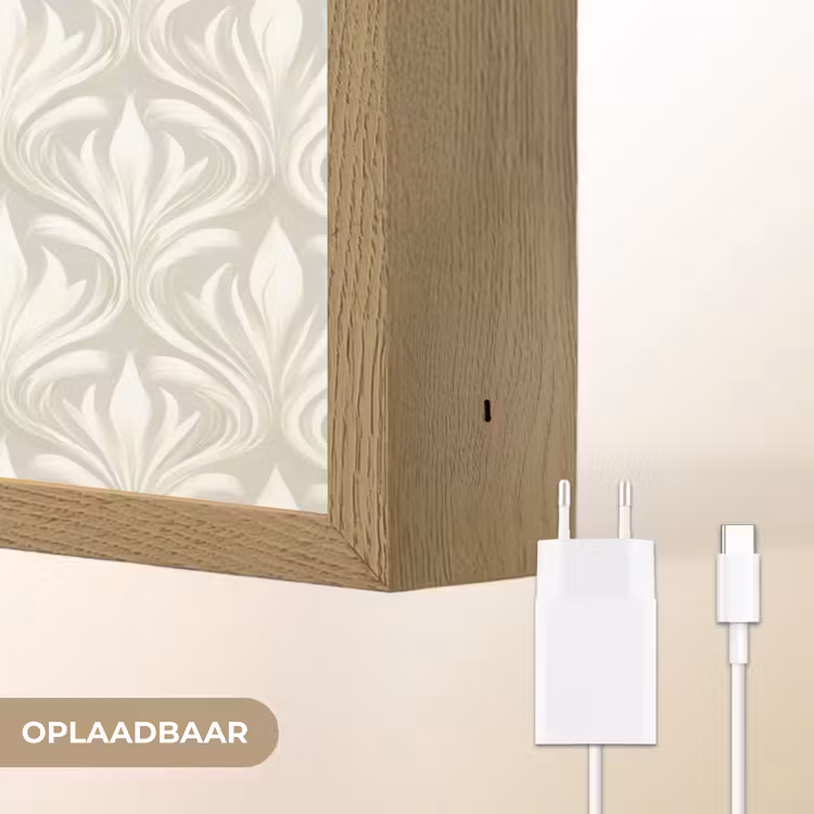 Lightbox - Wandlamp - Barok - Patroon - Beige — 7