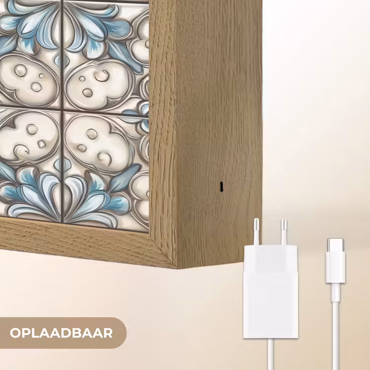 Lightbox - Wandlamp - Barok - Tegel - Kleurrijk — 7
