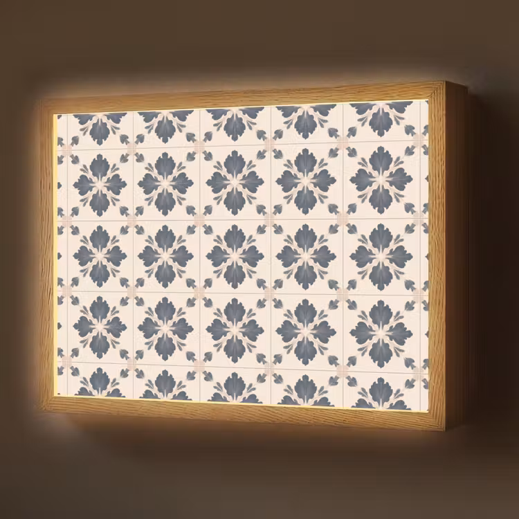 Lightbox - Wandlamp - Bladvorm - Klassiek - Kleurrijk — 1