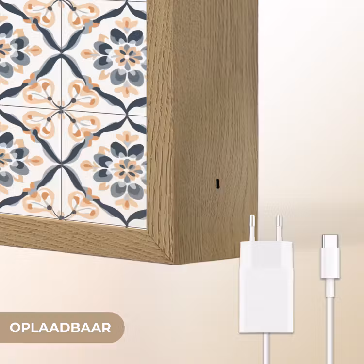 Lightbox - Wandlamp - Bladvorm - Patroon - Kleurrijk — 7
