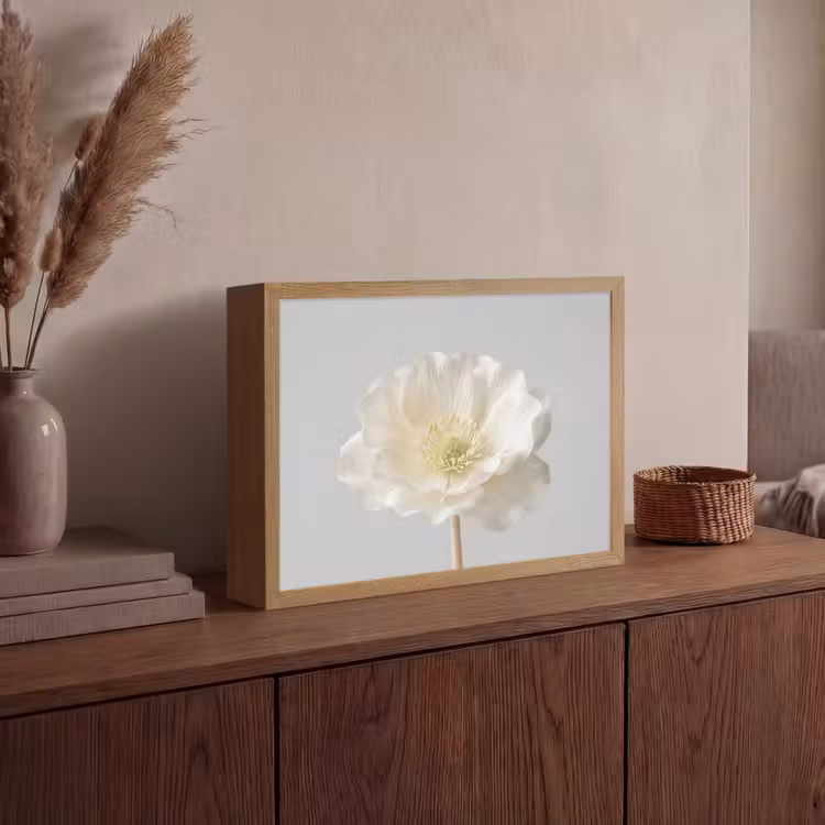 Lightbox - Wandlamp - Bloem - Minimalistisch -Wit — 4