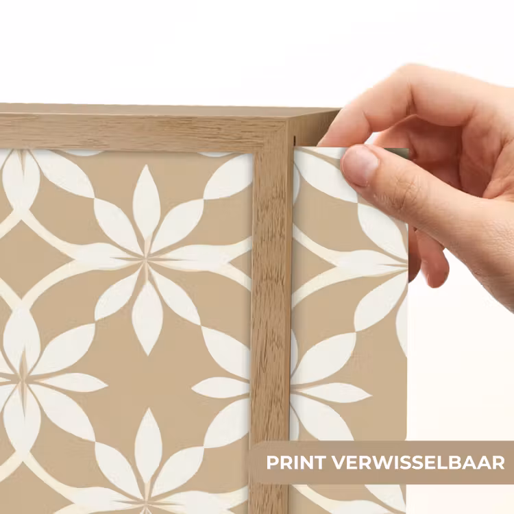 Lightbox - Wandlamp - Bloemen - Patroon - Beige — 5