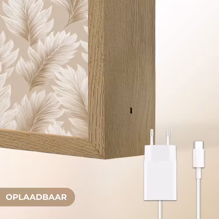 Lightbox - Wandlamp - Botanisch - Patroon - Beige — 7