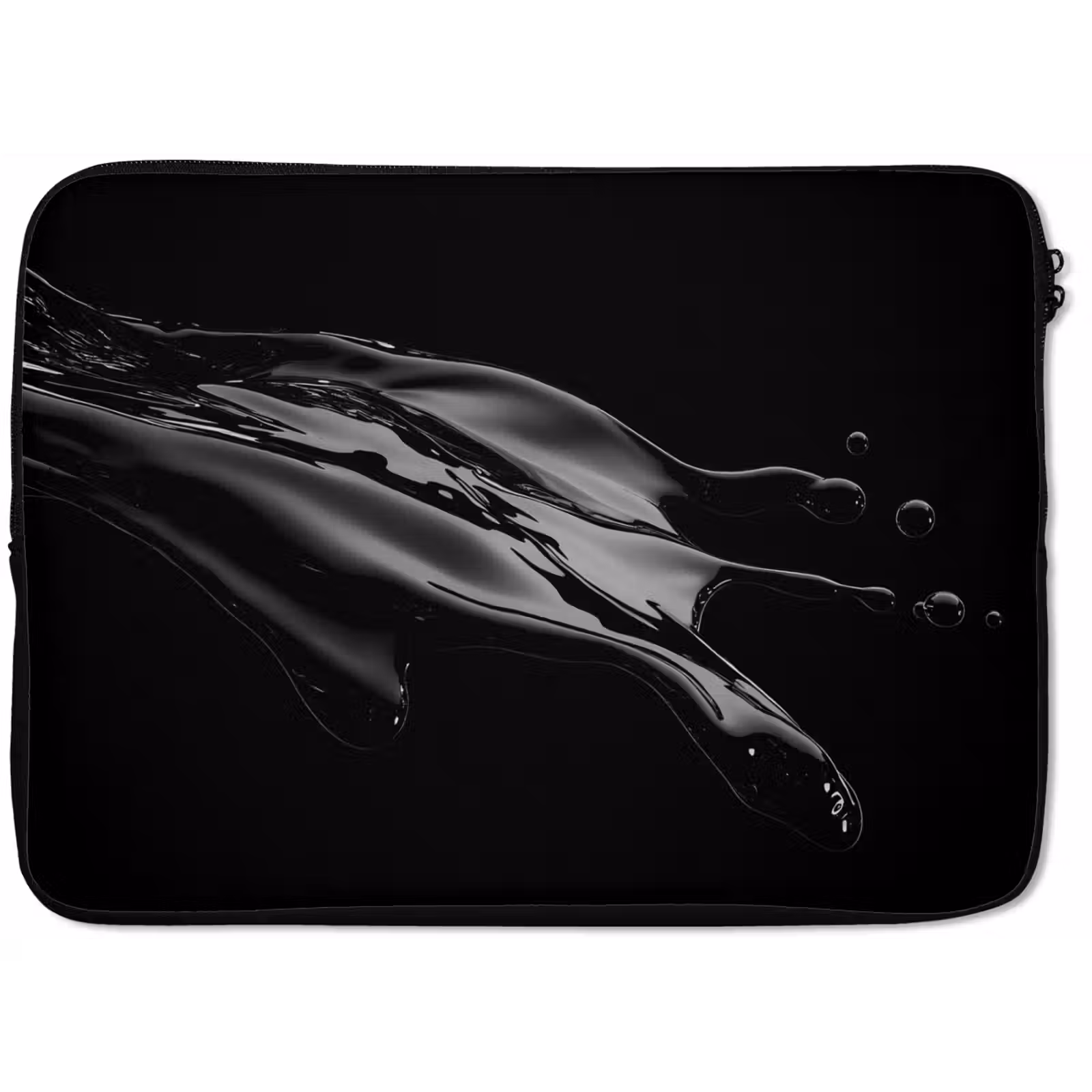 Laptophoes - Zwart - Splash - Water — 1