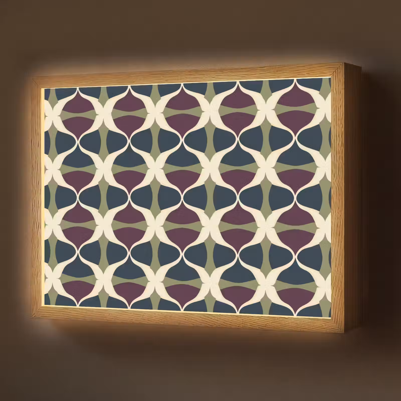 Lightbox - Wandlamp - Abstract - Retro - Kleurrijk — 1
