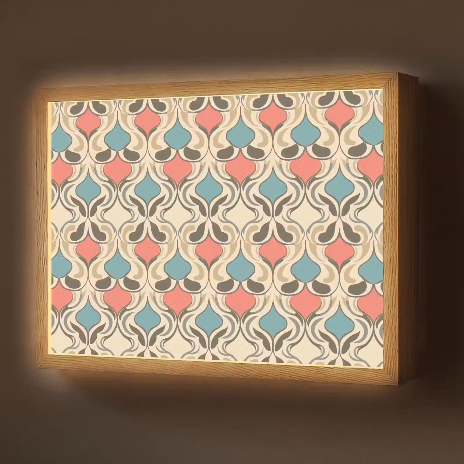Lightbox - Wandlamp - Barok - Retro - Kleurrijk — 1