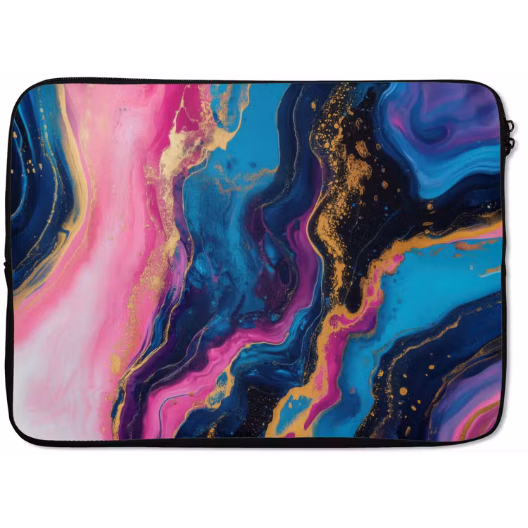 Laptophoes - Marmer - Modern - Goud — 1